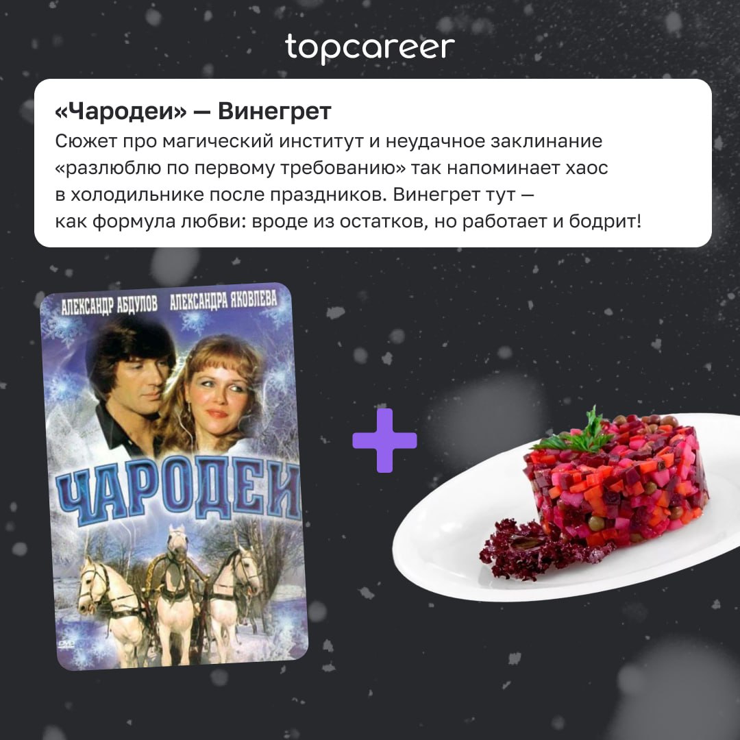 Живы? Салат будете?
Пока одни потихоньку выбираются из под залежей мишуры и конфетти, другие достают главное богатство посленовогоднего празднества — салаты | Сетка — социальная сеть от hh.ru