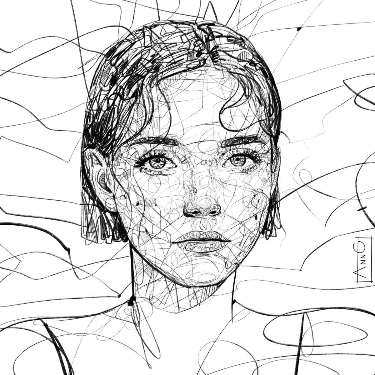 〰️Линия – это не просто черта на бумаге или экране. Это путь, по которому мы можем следовать, это граница между двумя состояниями, это возможность выразить свои мысли и чувства без слов | Сетка — социальная сеть от hh.ru