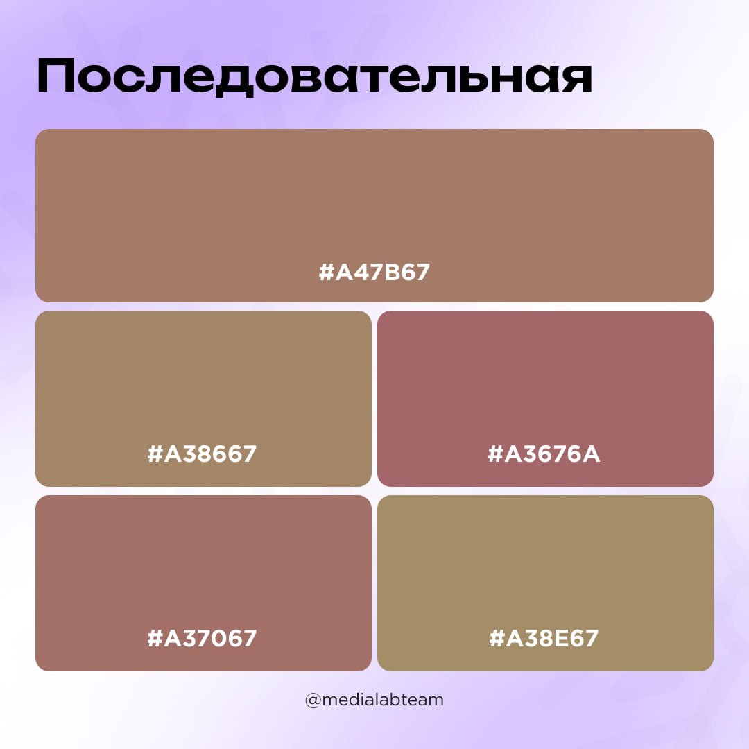 🎨 Шоколадного настроения тебе! Это мы намекаем на цвет 2025 года — Mocha Mousse. Держи подборку палитр, где можно использовать этот оттенок.
@medialabteam 🤍 | Сетка — социальная сеть от hh.ru