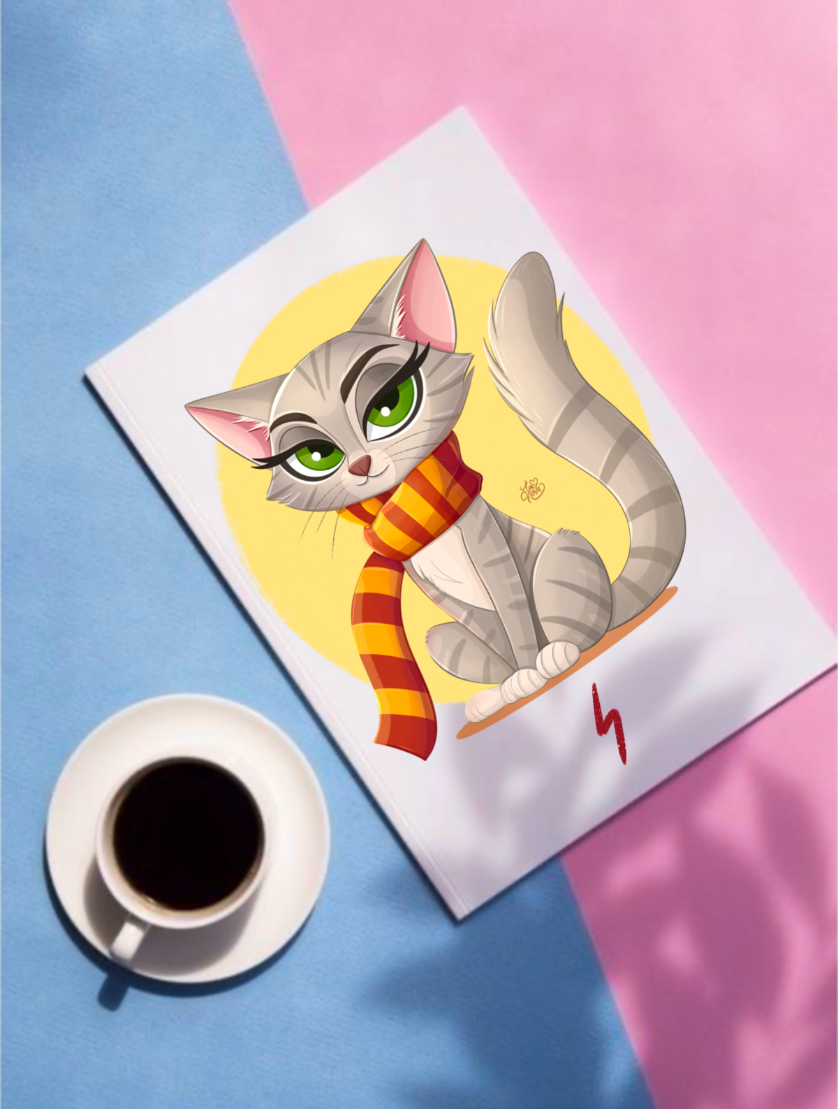 Моделью была кошка друзей 🤩
Требовалось изображение для нанесения на кружу☕️
#иллюстратор #иллюстрация #кошка #арт #рисунок | Сетка — социальная сеть от hh.ru