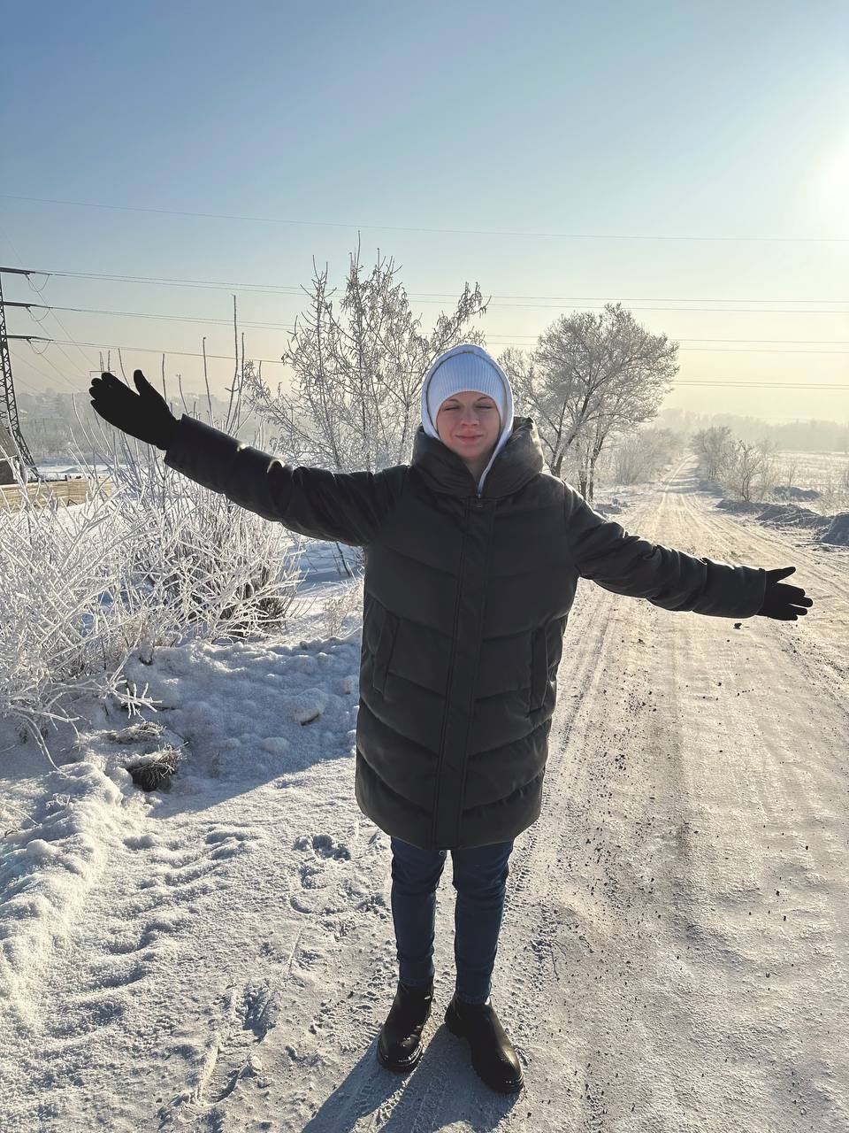 В копилку самых атмосферных моментов моих новогодних каникул ☕️🎄🚘☃️ | Сетка — социальная сеть от hh.ru