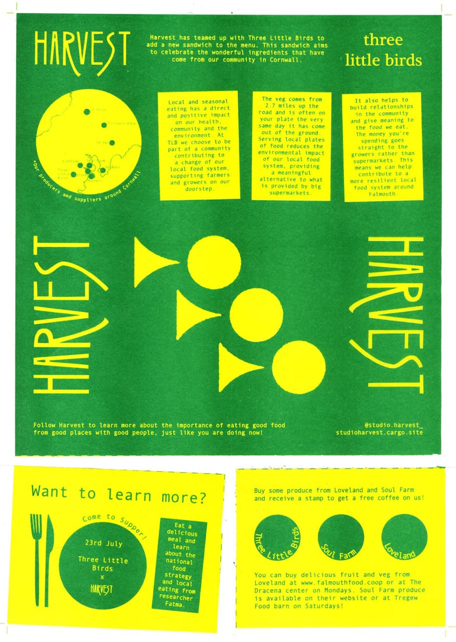 Фирменный стиль Harvest: яркие цвета, ризография и рукописный шрифт
Айдентика отражает главную миссию — превращать приемы пищи в значимые ритуалы.
The Bytheway | Сетка — социальная сеть от hh.ru