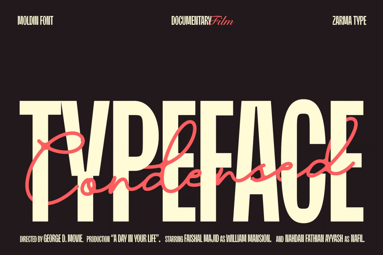 #ШрифтДня Moldin
Благодаря своей современной эстетике и геометрии в индустриальном стиле шрифт Moldin отлично подходит для создания смелых идей для брендинга, плакатов, редакционных проектов | Сетка — социальная сеть от hh.ru
