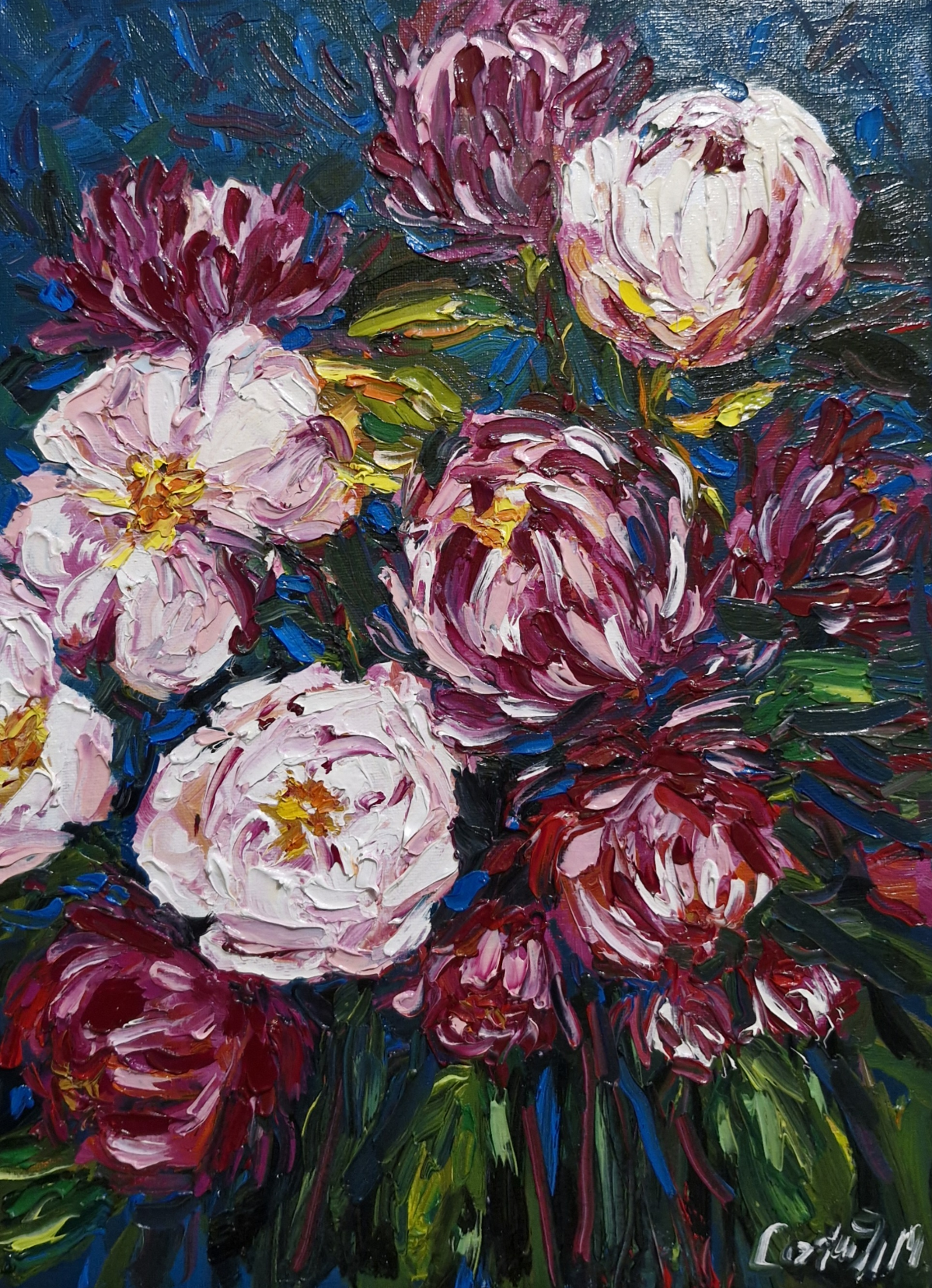 Масло, холст на подрамнике, 30×40 | Сетка — социальная сеть от hh.ru