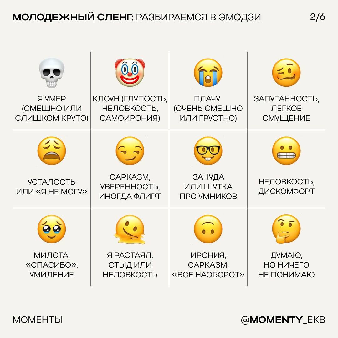 😵 Зумеры выкатили гайд по молодёжным эмодзи, чтобы олды больше не удивлялись черепам, стульям и гробам в чатиках.
Скиньте бумерам.
🍕 зумеры любят пиццу | Сетка — социальная сеть от hh.ru