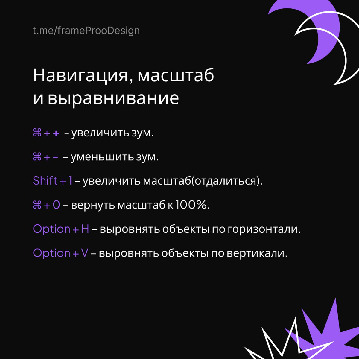 Собрал набор шорткатов для фигмы (мак) 👨‍💻
Может будет полезно кому-то | Сетка — социальная сеть от hh.ru