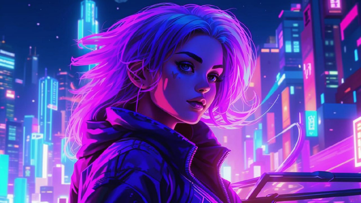 Я тут сгенерировал фото девчонок в стиле Synthwave, оживил их в  ролике по 10 секунд в Ai , сгенерировал музыку в suno 🎧 теперь делаю клип. Скоро выложу😄 на ютюб , посмотрю как зайдет | Сетка — социальная сеть от hh.ru