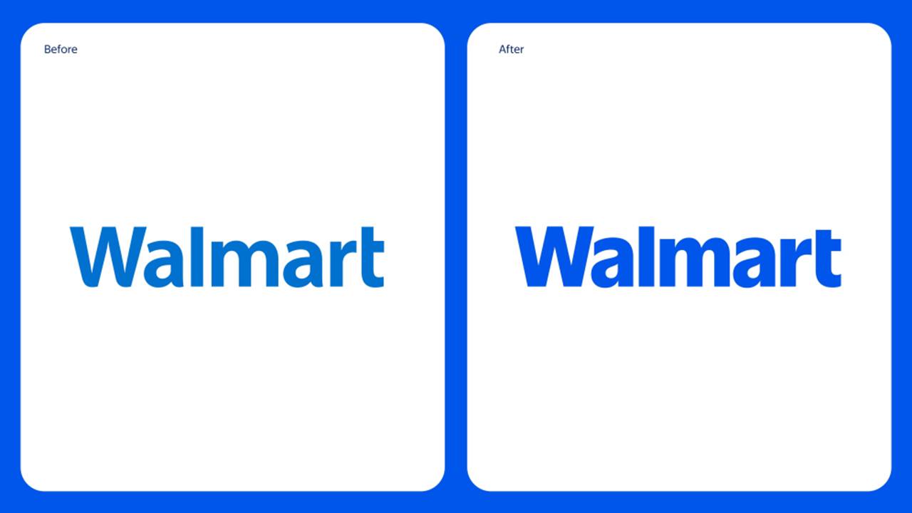 Walmart обновил свою айдентику впервые за почти два десятилетия! Он добавил в свой логотип знаковые жёлтые искорки в 2008 году и с тех пор не менялся ✨ И сейчас его только чуть-чуть осовременили | Сетка — социальная сеть от hh.ru