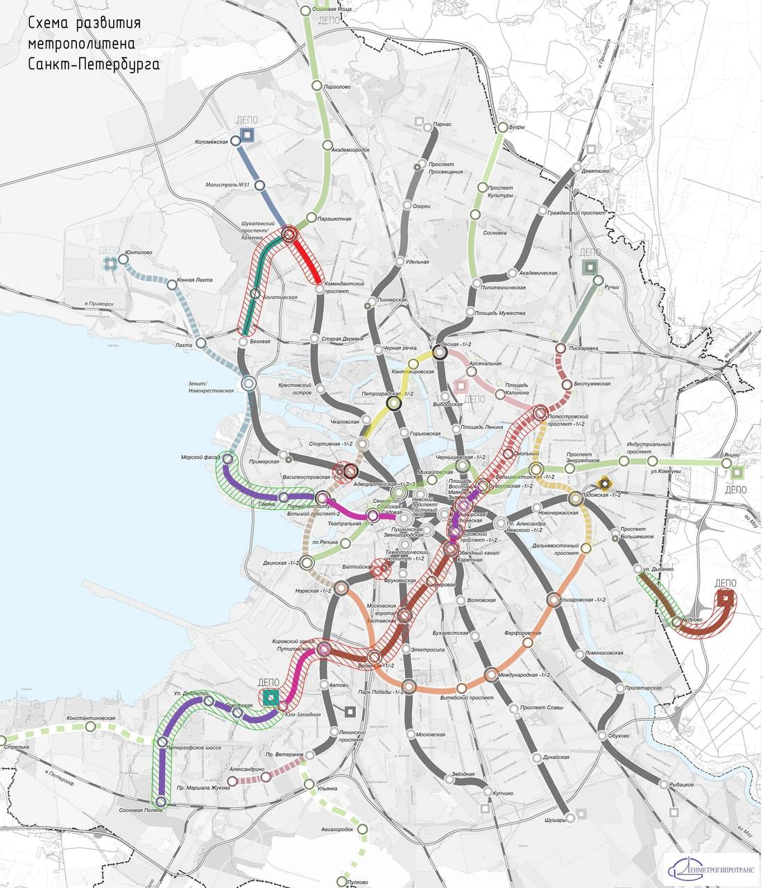 Петербургское метро на автопилоте: Два десятка новых станций за пять лет? 
🚇✨
Привет, уважаемые читатели! Если вы думали, что Петербургское метро уже и так впечатляет своими линиями и станциями, держи... | Сетка — социальная сеть от hh.ru