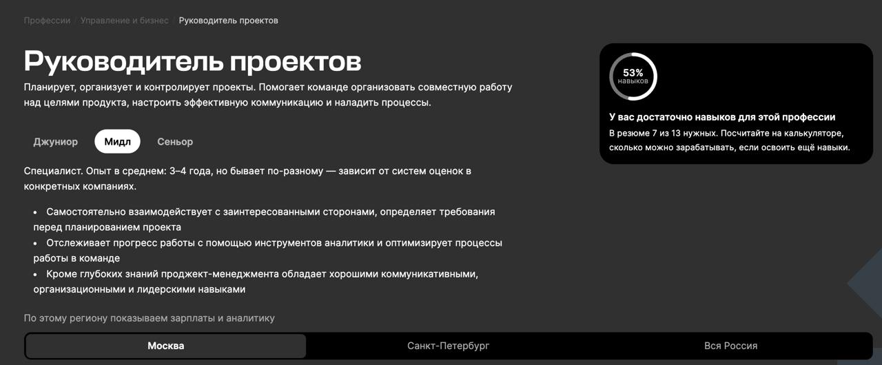 Открываю рубрику #прожаркапрофессий, чтоб рассказывать об актуальных требованиях к разным профессиям и подсвечивать чему в рамках них стоит учиться, чтоб оставаться востребованным специалистом | Сетка — социальная сеть от hh.ru