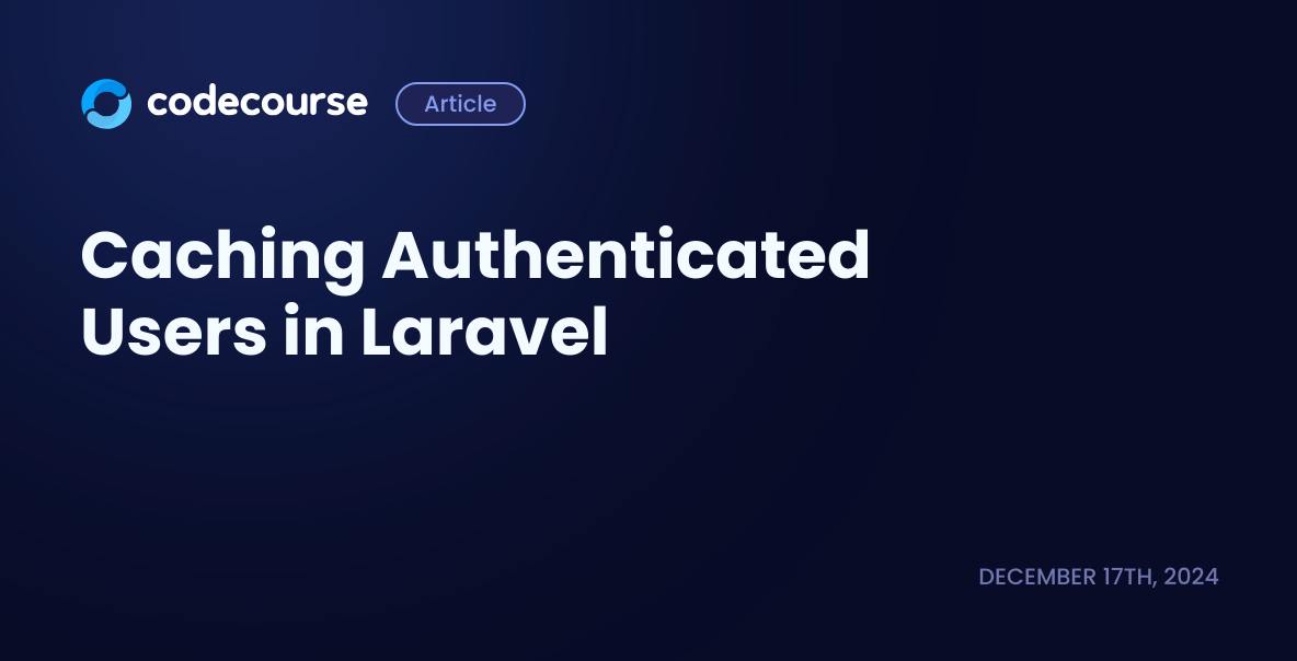 Кэширование аутентифицированных пользователей в Laravel
Для еще большего ускорения работы приложений Laravel с высокой посещаемостью вы можете кэшировать аутентифицированных пользователей, чтобы избеж... | Сетка — социальная сеть от hh.ru