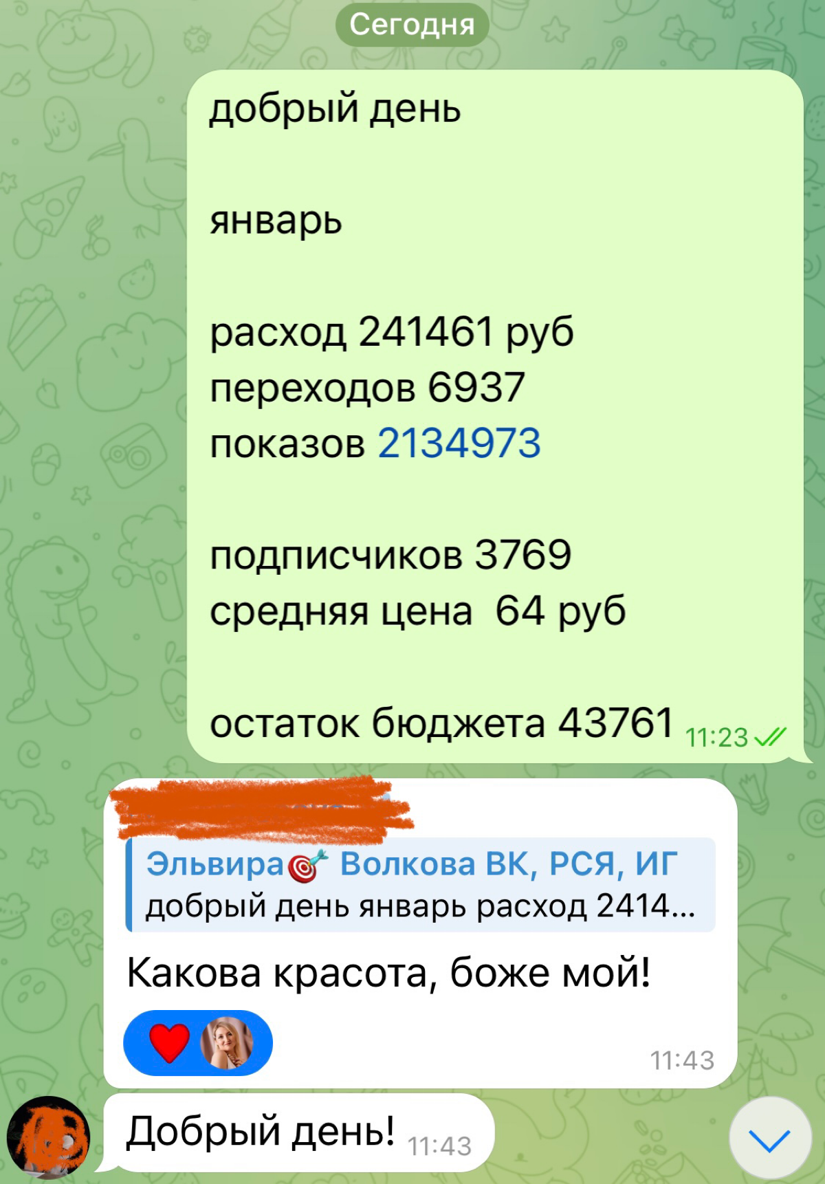 Привели 3769 подписчиков по 64 руб в ниши экосистема для грузоперевозчиков (ца логисты, дальнобойщики, компании грузоперевозок)
Промежуточный отзыв клиента о результатах )
Ищешь Таргетолог на трафик, ... | Сетка — социальная сеть от hh.ru