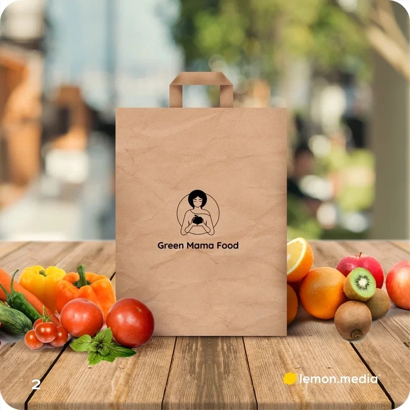 Логотип для компании «Green Mama Food» | Сетка — социальная сеть от hh.ru