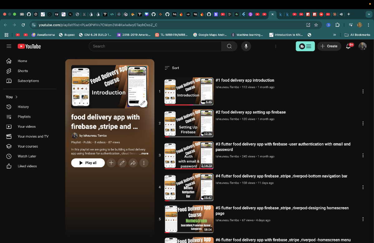 узнайте, как создать реальное приложение для доставки еды, используя firebase, платежный шлюз stripe для обработки платежей и riverpod для управления состоянием
https://youtube | Сетка — социальная сеть от hh.ru