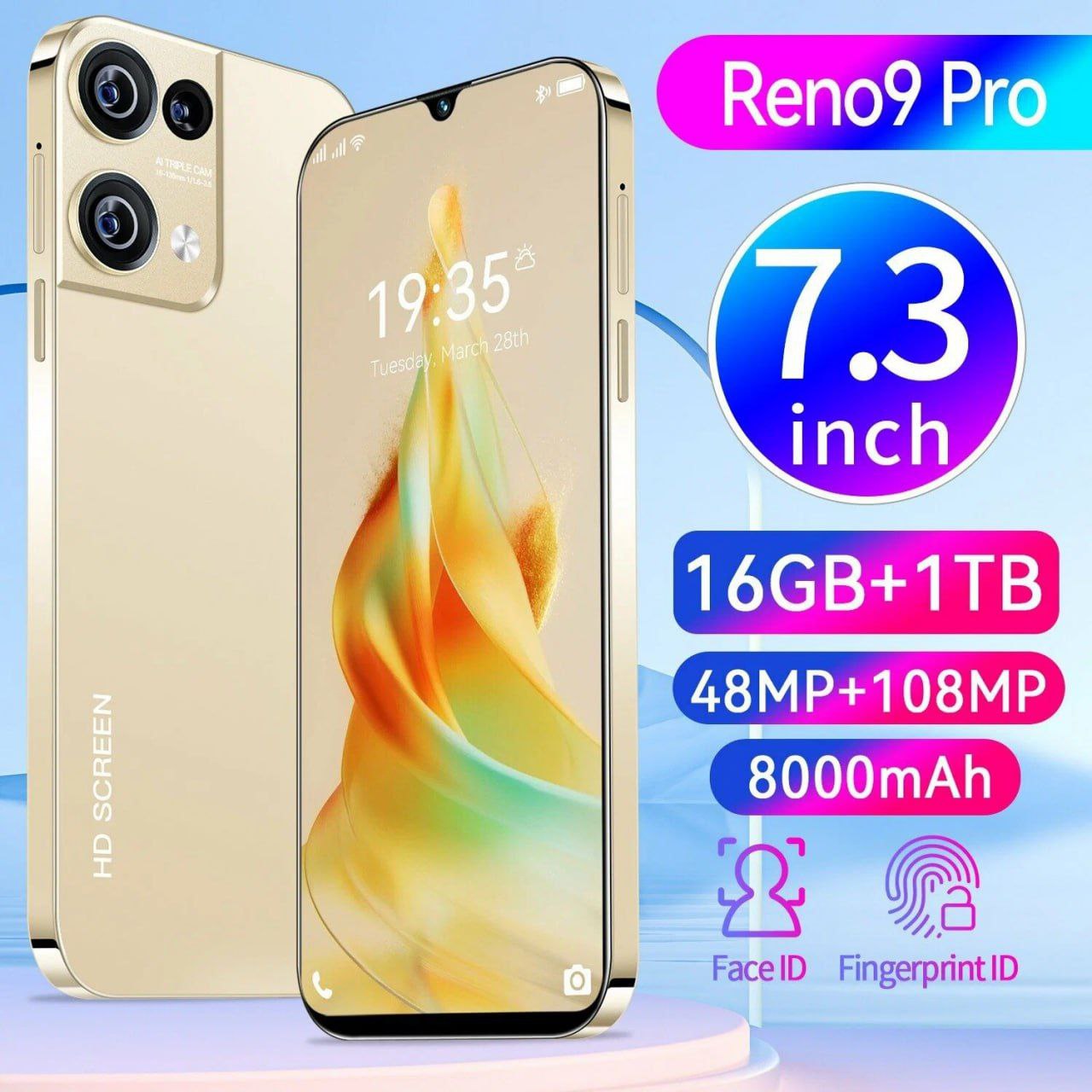 #Смартфон "Reno9 Pro": 6.8", 2+16G, золотой. ⭐ Удобно держать в руках! 📱 Скидки и акции! 🎉 Идеальный выбор для стиля! 🌟
Купить сейчас  https://ya.cc/m/64ZamS | Сетка — социальная сеть от hh.ru