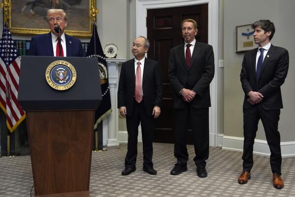 #Антон Трамп анонсировал самый масштабный инвестиционный проект в области мира ИИ — Stargate | Сетка — социальная сеть от hh.ru