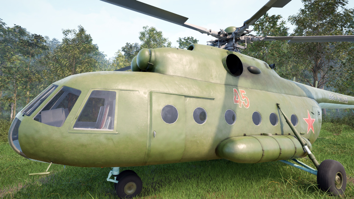 Вертолет Ми-8 сделан для проекта "Купол".
Моделирование в Blender, текстуры в Substance Painter, рендер в Unreal Engine  
https://www.artstation | Сетка — социальная сеть от hh.ru