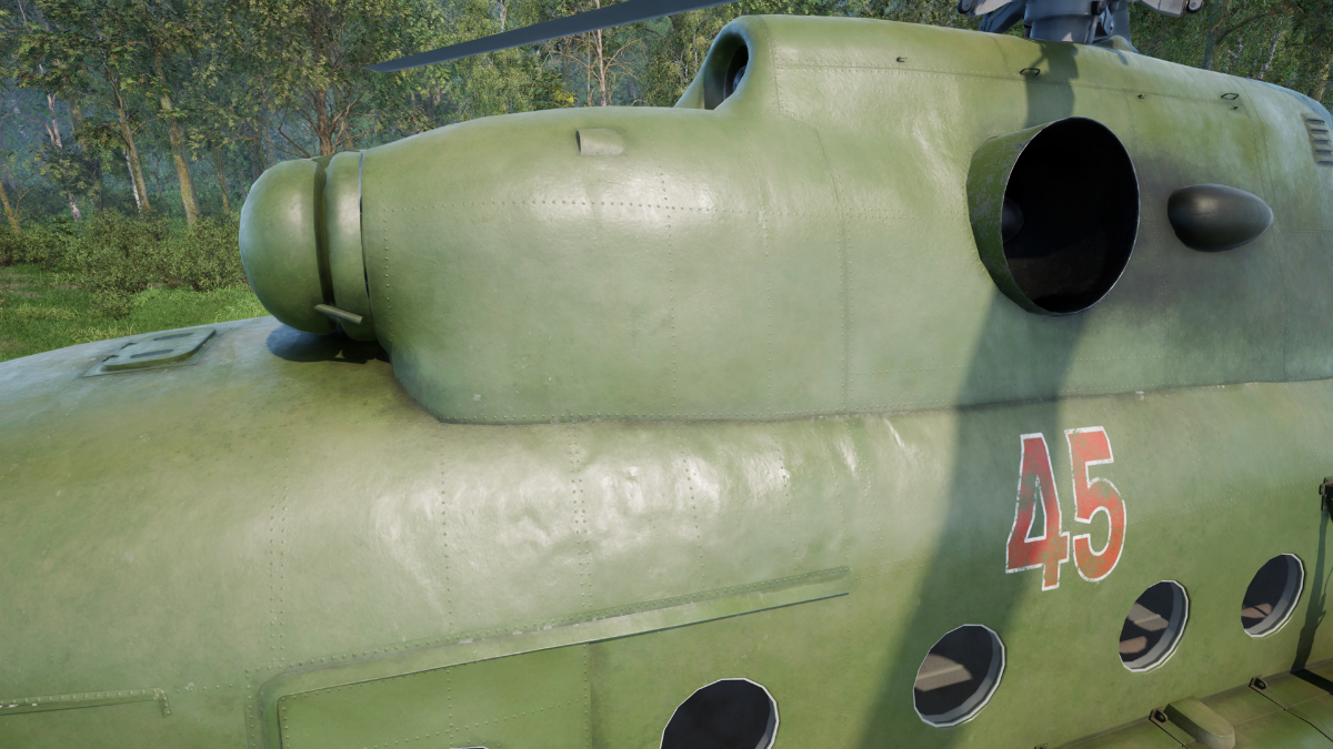 Вертолет Ми-8 сделан для проекта "Купол".
Моделирование в Blender, текстуры в Substance Painter, рендер в Unreal Engine  
https://www.artstation | Сетка — социальная сеть от hh.ru