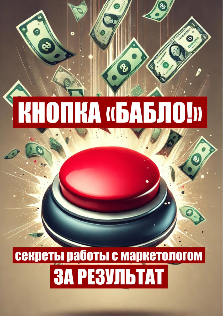 📘 «Кнопка „Бабло!“: секреты работы с маркетологом за результат» — это книга для тех, кто устал сливать деньги на маркетинг без отдачи | Сетка — социальная сеть от hh.ru
