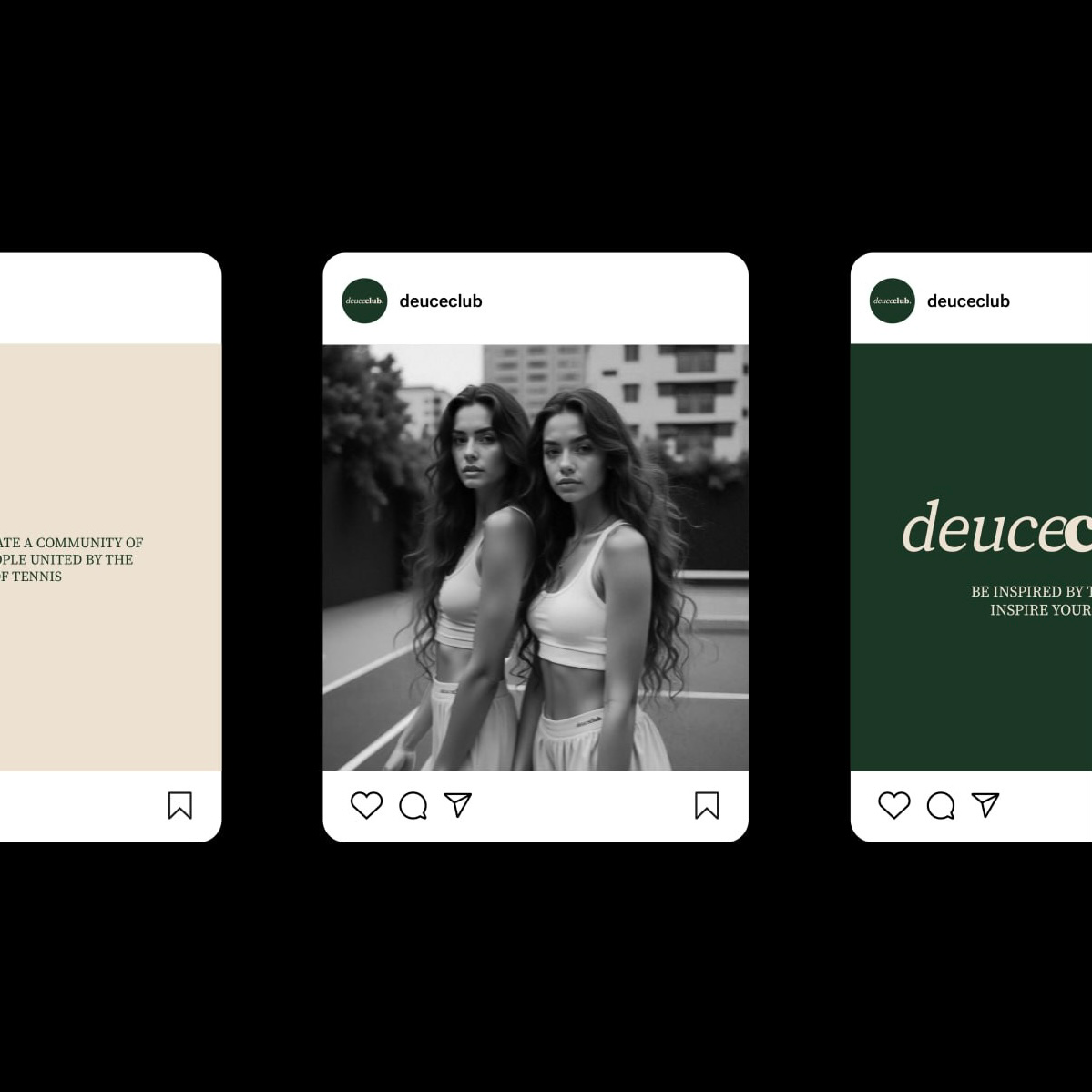 Deuce club | логотип | айдентика
Deuce club – теннисный клуб премиум-класса, созданный для тех, кто ценит стиль и исключительный профессионализм. | Сетка — социальная сеть от hh.ru