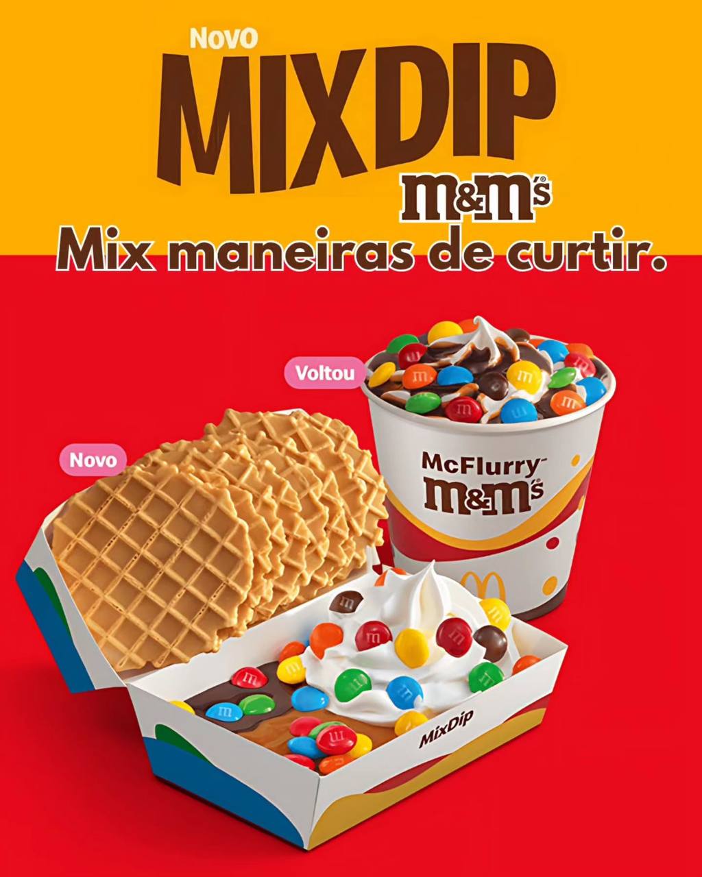 В Бразильский McDonald’s завезли интересный десерт-конструктор — MixDip. Это составной десерт из McFlurry, M&M’s шоколада и вафель, которые можно во все это макать.
🍕 зумеры любят пиццу | Сетка — социальная сеть от hh.ru