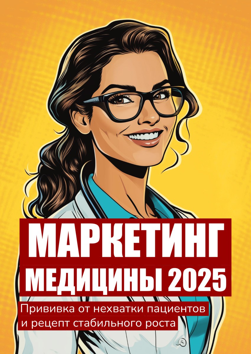 📘 «Маркетинг в медицине 2025» — это не просто реклама, а полный раскол твоей клиники!
Узнай, как сделать её уникальной, предложить чёткие решения пациентам и мастерски использовать онлайн-инструменты | Сетка — социальная сеть от hh.ru