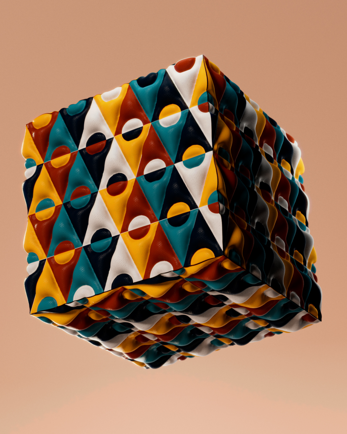 #3d #motiondesign #render #c4d | Сетка — социальная сеть от hh.ru