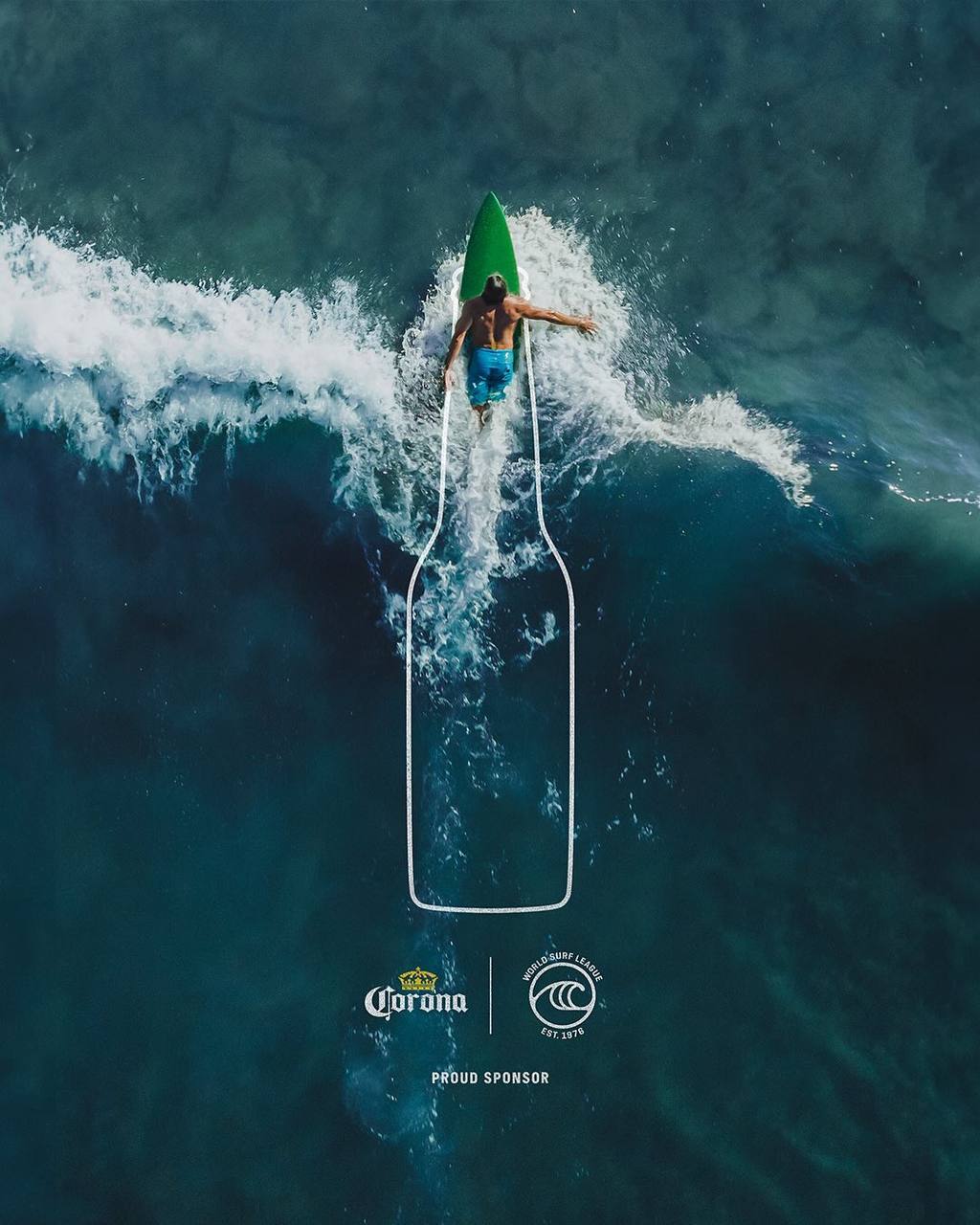 На одной волне. Пивной бренд Corona креативно отметил 9 лет сотрудничества с Всемирной лигой серфинга. Простая и прикольная графика стала вирусной рекламой. 
celeba-sport.ru / Sport Community | Сетка — социальная сеть от hh.ru