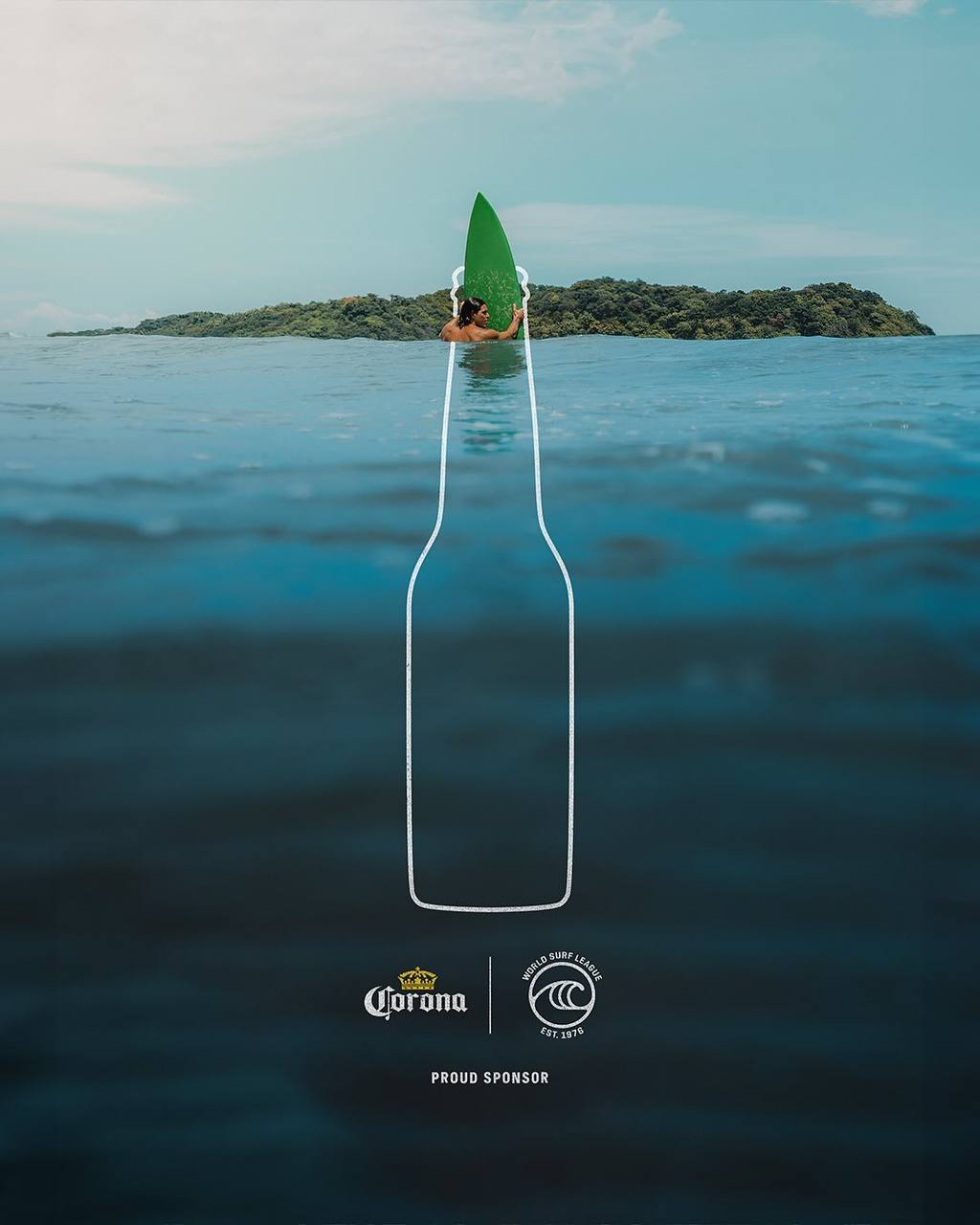 На одной волне. Пивной бренд Corona креативно отметил 9 лет сотрудничества с Всемирной лигой серфинга. Простая и прикольная графика стала вирусной рекламой. 
celeba-sport.ru / Sport Community | Сетка — социальная сеть от hh.ru