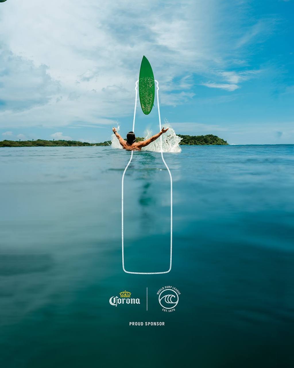 На одной волне. Пивной бренд Corona креативно отметил 9 лет сотрудничества с Всемирной лигой серфинга. Простая и прикольная графика стала вирусной рекламой. 
celeba-sport.ru / Sport Community | Сетка — социальная сеть от hh.ru