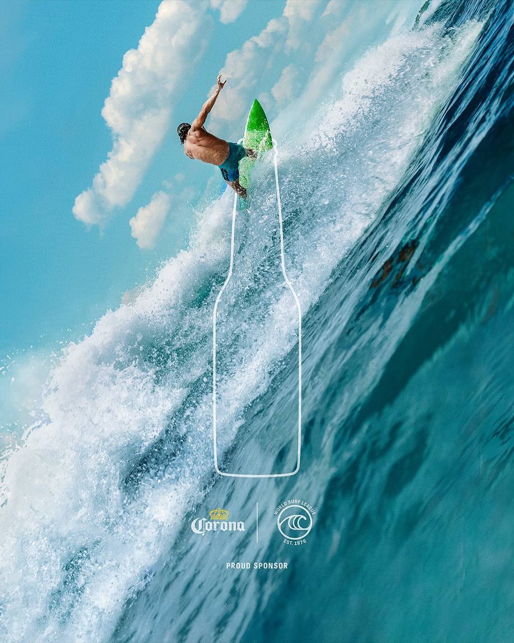 На одной волне. Пивной бренд Corona креативно отметил 9 лет сотрудничества с Всемирной лигой серфинга. Простая и прикольная графика стала вирусной рекламой. 
celeba-sport.ru / Sport Community | Сетка — социальная сеть от hh.ru