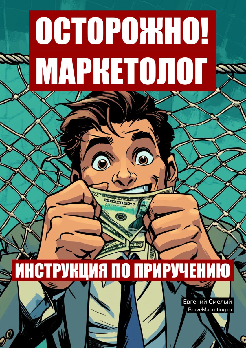 📘 «Осторожно! Маркетолог: инструкция по приручению» — это моя авторская шпаргалка для тех, кто хочет найти сильного маркетолога и наладить с ним продуктивную работу | Сетка — социальная сеть от hh.ru