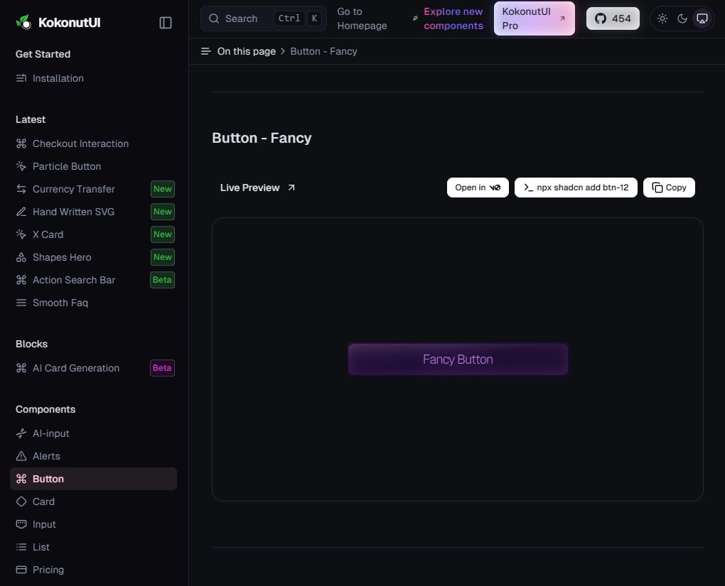 Ускоряем работу: бесплатный UI-набор с крутой анимацией 🎨
Вам точно понравится Kokonut UI — это коллекция из 50+ бесплатных компонентов для сайтов и приложений | Сетка — социальная сеть от hh.ru