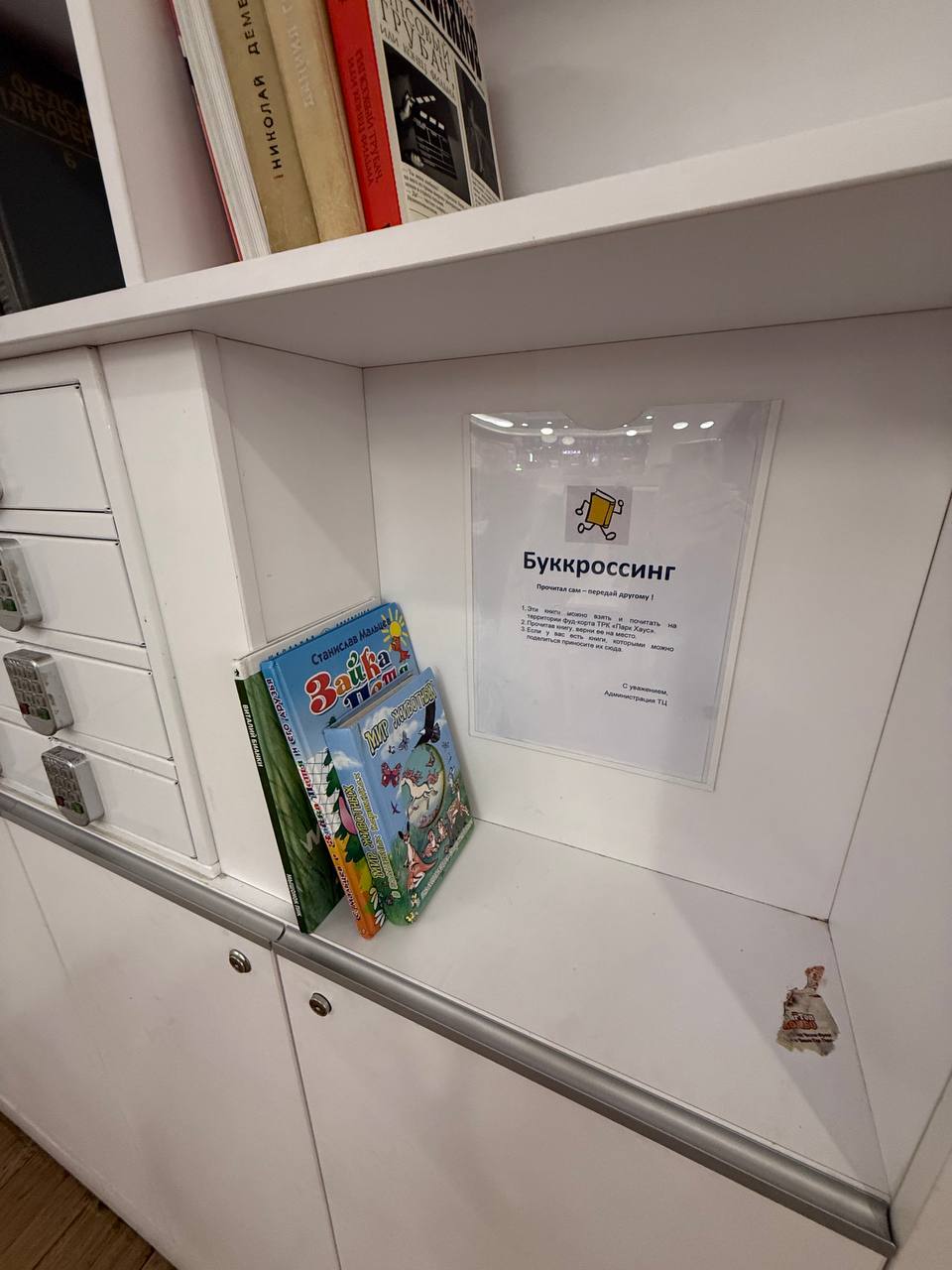 📖 Буккроссинг
Помимо управления ТРЦ, я люблю и поддерживаю социальные мероприятия, поэтому буккроссинг 📖 в своем торговом центре поддерживаю часто и с удовольствием 🤗
Вот и сегодня принесла несколько ... | Сетка — социальная сеть от hh.ru