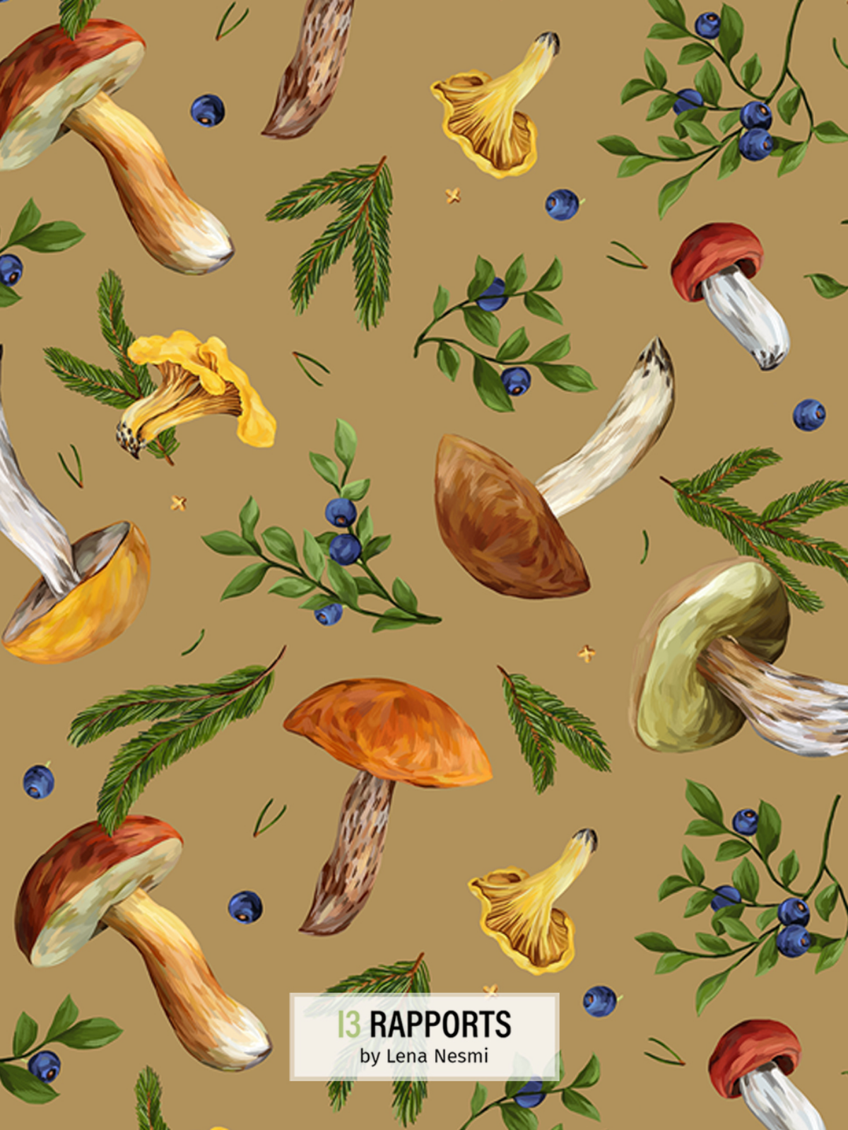 Серия лесных паттернов 🌲✏️ 
 
Больше моих работ можно посмотреть по ссылке:  Behance | Сетка — социальная сеть от hh.ru
