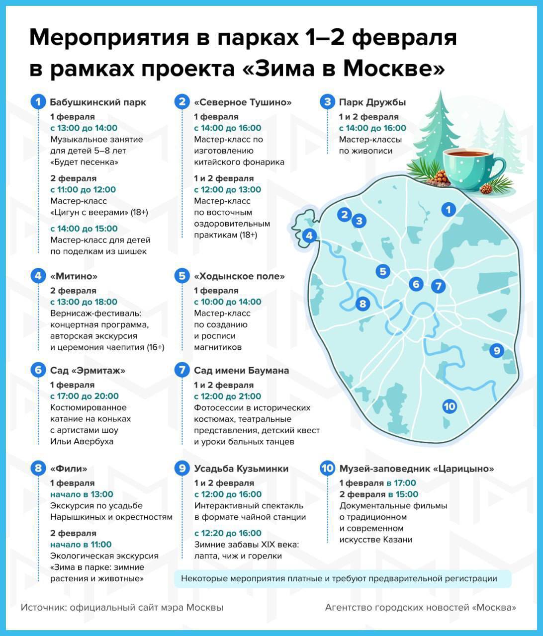 🌳Мероприятия в парках Москвы в рамках проекта «Зима в Москве»
1 и 2 февраля
📲Подпишитесь на Вдвижении
#бесплатно | Сетка — социальная сеть от hh.ru