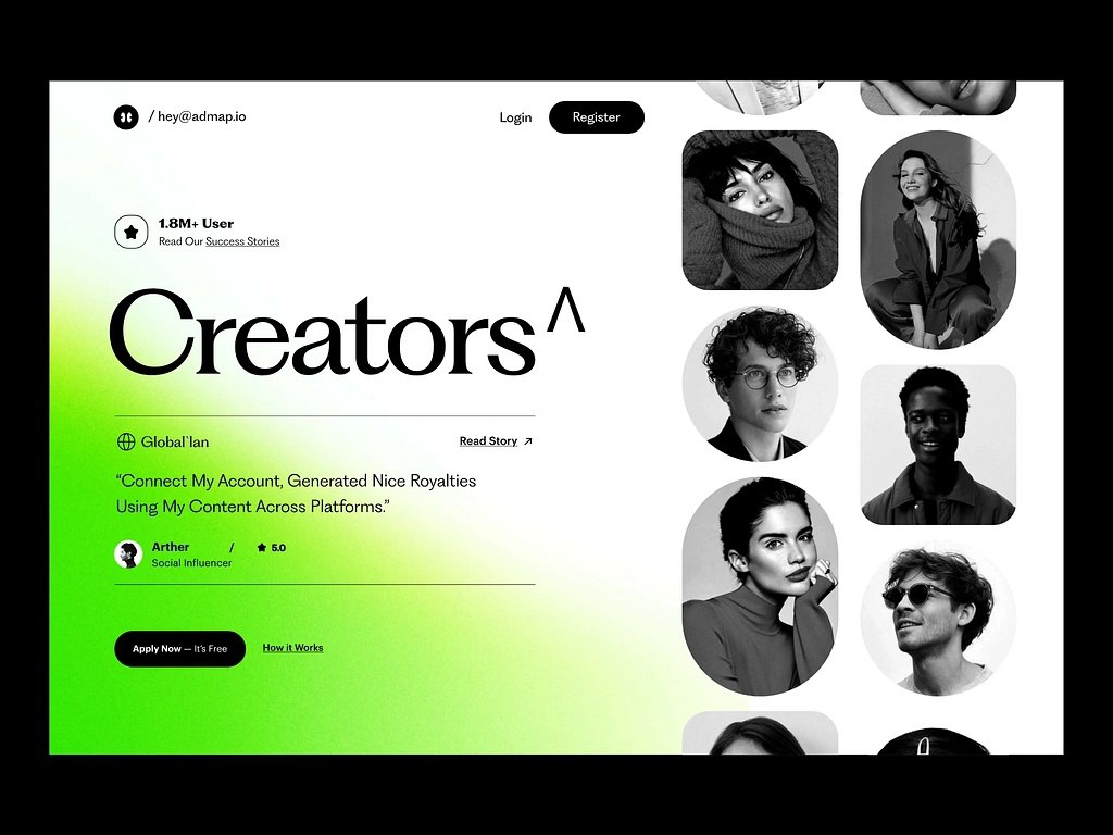 Порция вдохновения для вас
Веб-дизайн от DStudio
#вдохновений #web #дизайн #landing #figma #odiz | Сетка — социальная сеть от hh.ru
