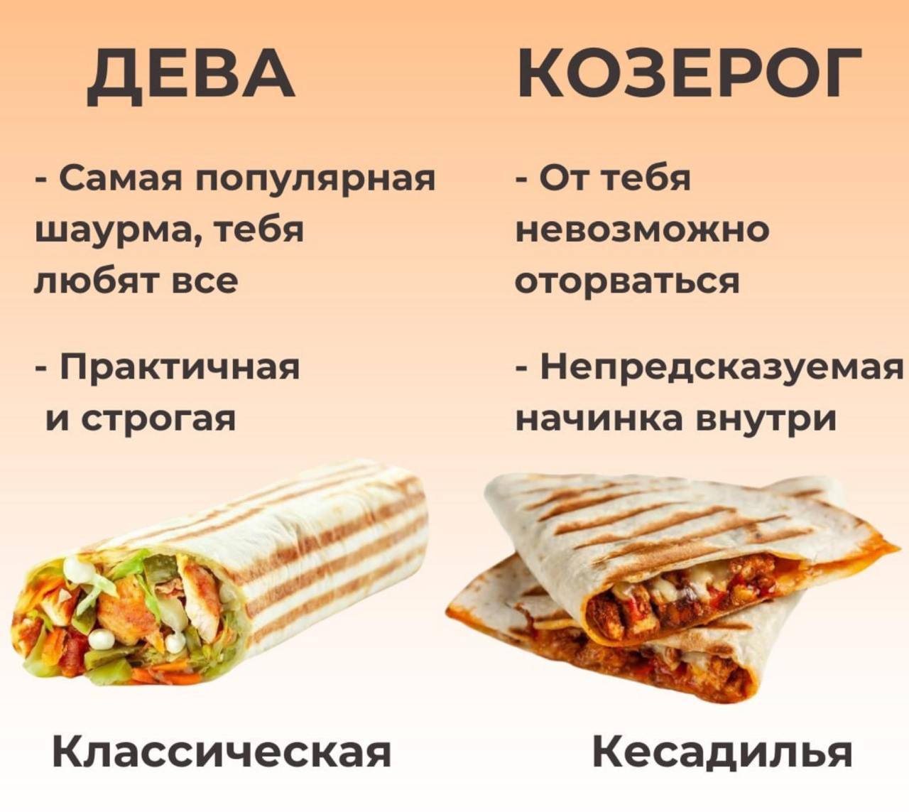 Есть на обед то, что принес из дома, или заказать со всеми шаурму?
Подборка «какая ты шаурма по знаку зодиака» дает однозначный ответ.
🍕 А что ещё интересного? | Сетка — социальная сеть от hh.ru