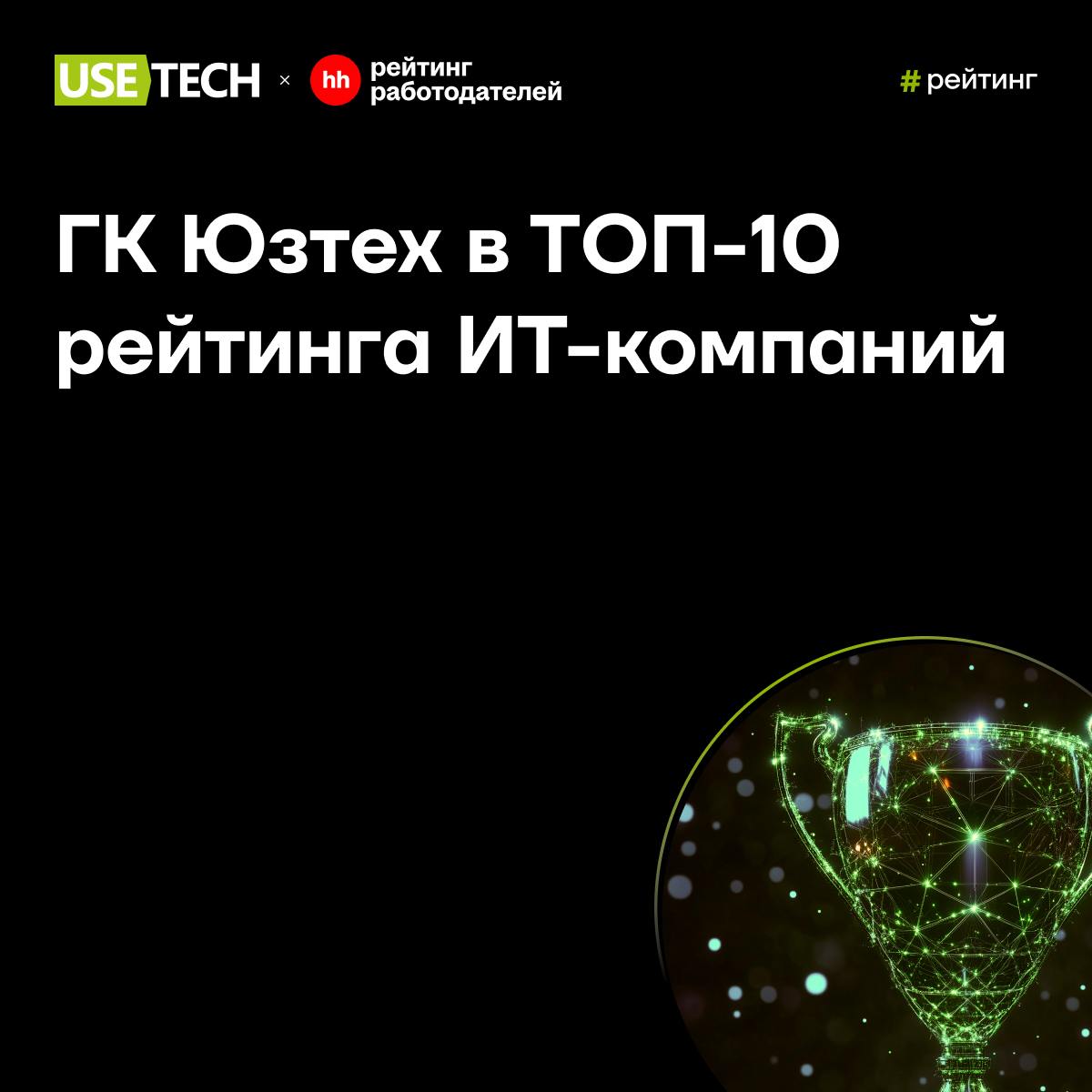🏆 Ворвались в ТОП-10 рейтинга лучших ИТ-работодателей России и субрейтинга «Самые лояльные сотрудники» от Head Hunter
Кое-что остаётся неизменным — ГК Юзтех в топе рейтингов Head Hunter среди средних ... | Сетка — социальная сеть от hh.ru