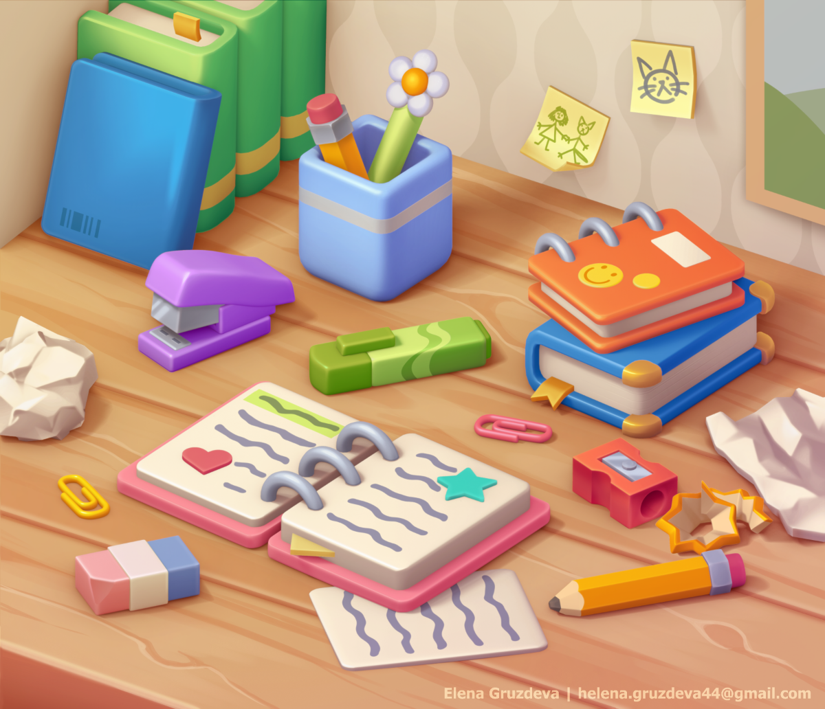 #illustration #casualart #gameart #2dartist | Сетка — социальная сеть от hh.ru