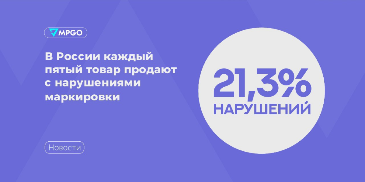 Роспотребназдор сообщил о результатах проверок маркировки в 2024 году
По сообщению ведомства, у каждого пятого товара были выявлены нарушения | Сетка — социальная сеть от hh.ru