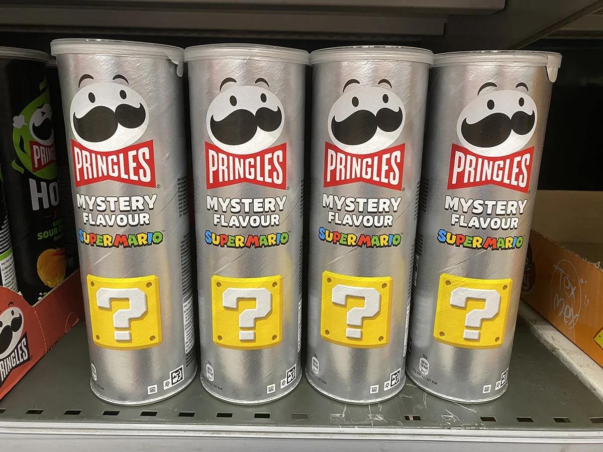 Внезапная коллаборация от Pringles и Super Mario. В честь 40-летия Pringles выпустит лимитированную упаковку, вдохновленную Грибным Королевством | Сетка — социальная сеть от hh.ru