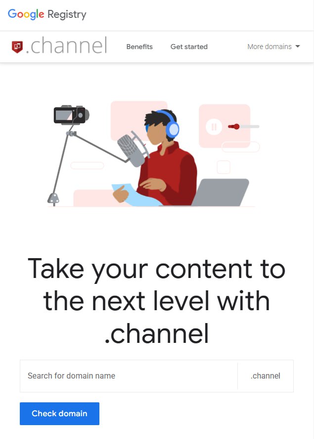 Google открыл регистрацию доменов в зоне .channel — говорит, специально для креаторов ❤️ | Сетка — социальная сеть от hh.ru