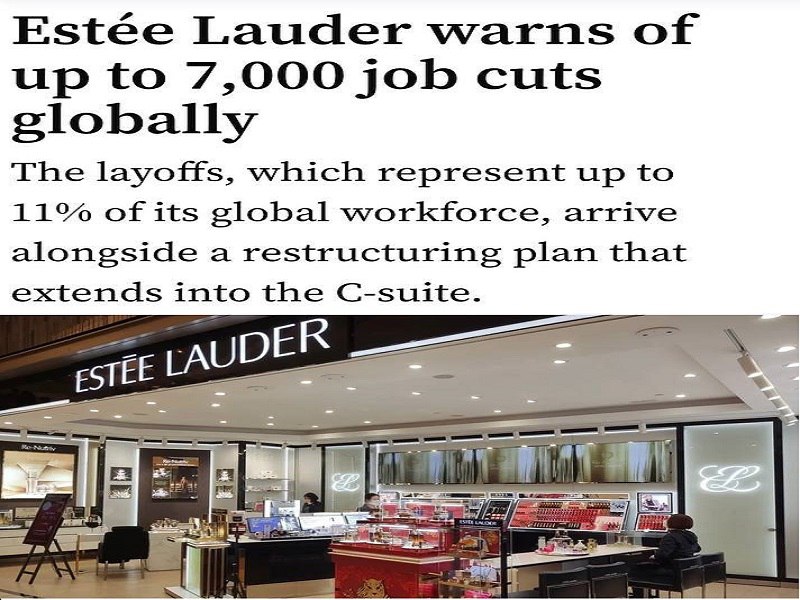 💄 Косметический гигант Estée Lauder уволит 7000 сотрудников по всему миру. Это 11% от всего штата корпорации, которая владеет брендами MAC, La Mer и Aveda | Сетка — социальная сеть от hh.ru