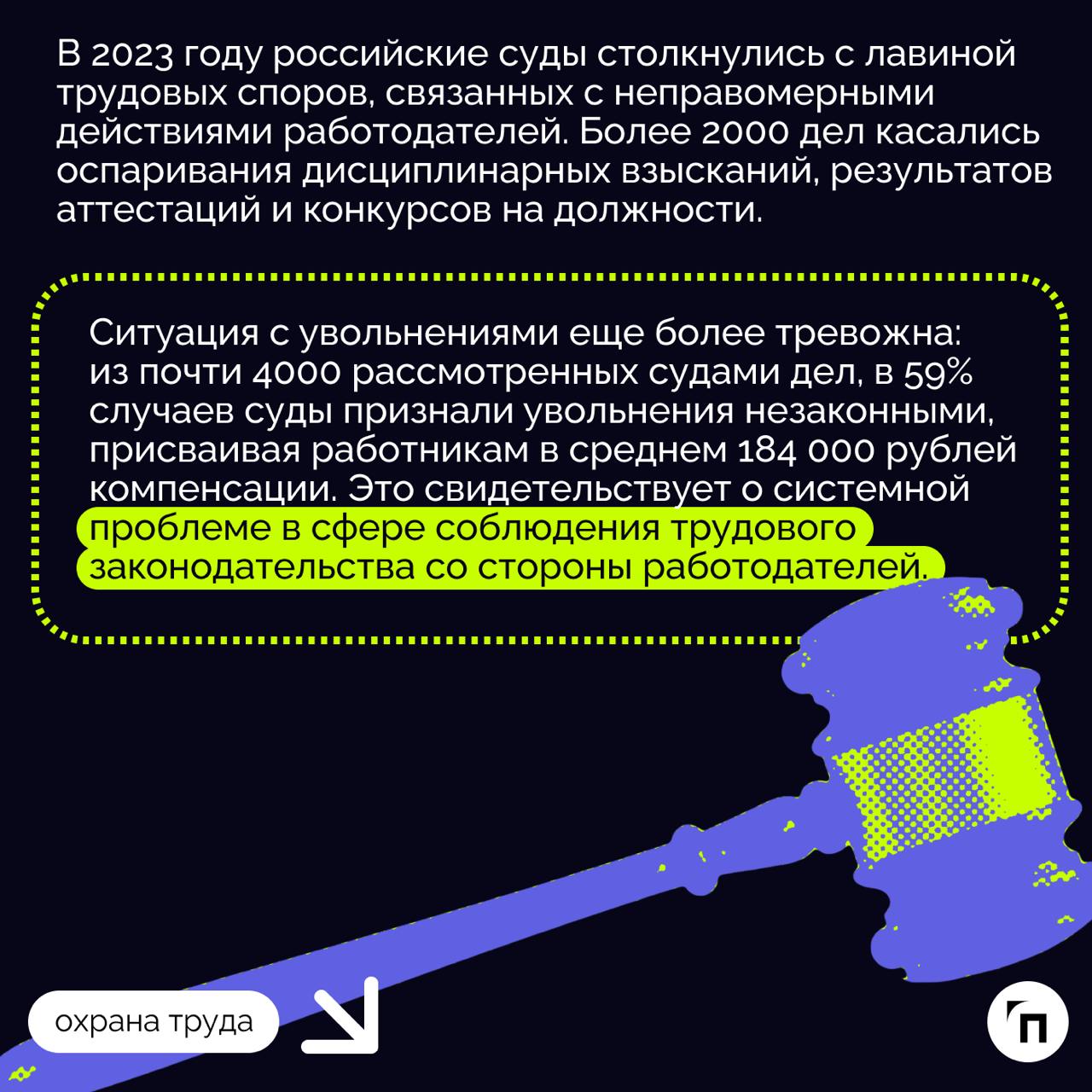 ❇️ Законные и незаконные способы наказания сотрудника
В 2023 году российские суды столкнулись с лавиной трудовых споров, связанных с неправомерными действиями работодателей | Сетка — социальная сеть от hh.ru