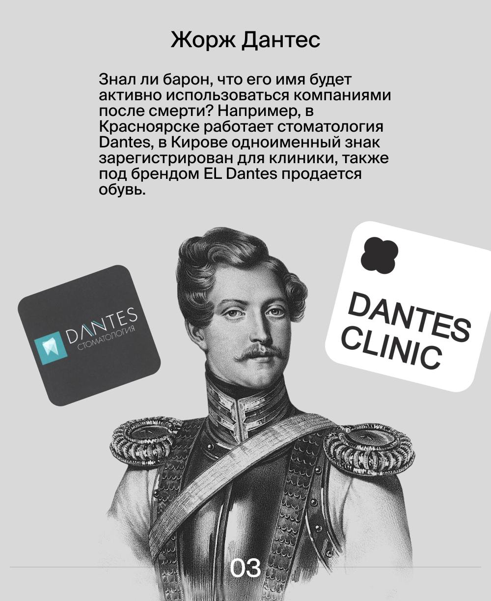 Какие зарубежные исторические личности стали товарными знаками? 👀
Стоматология Dantes, подержанные авто Car Marks, часы Да Винчи и торты «Император Наполеон» | Сетка — социальная сеть от hh.ru