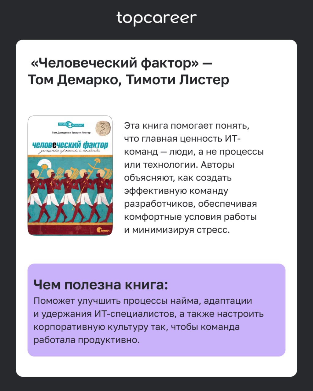 ТОП-5 книг для создания эффективной ИТ-команды
Управление в сфере ИТ связано с серьезными вызовами | Сетка — социальная сеть от hh.ru