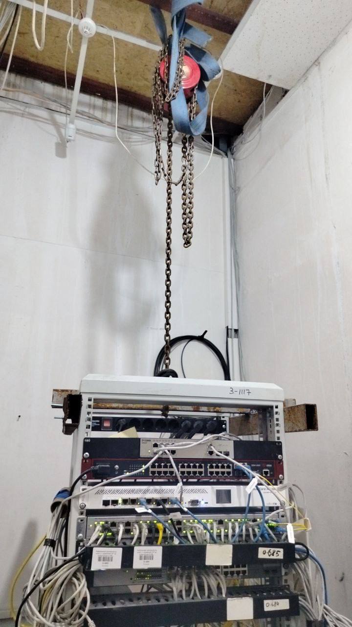 Если у вас в серверной такой «облачный сервер», обращайтесь к нам. 
Наводим порядки в серверных. Дорого. | Сетка — социальная сеть от hh.ru