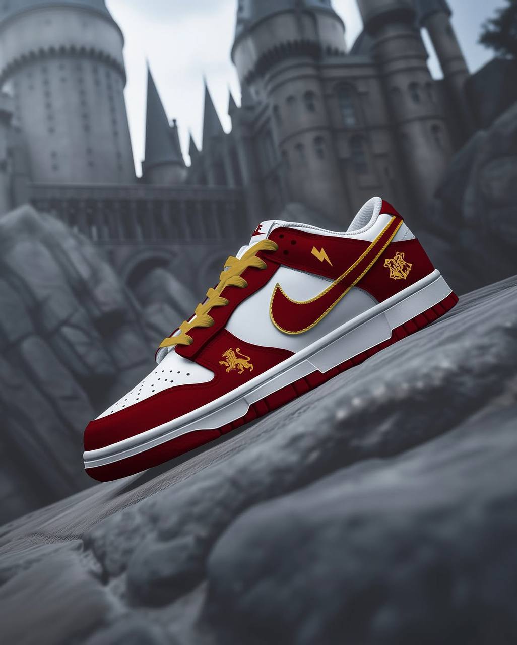 Ваау, мастер из Франции кастомит кроссовки Nike Dunk Low и Nike Air Force 1 в стиль факультетов Хогвартса: Гриффиндор, Слизерин, Пуффендуй, Когтевран | Сетка — социальная сеть от hh.ru