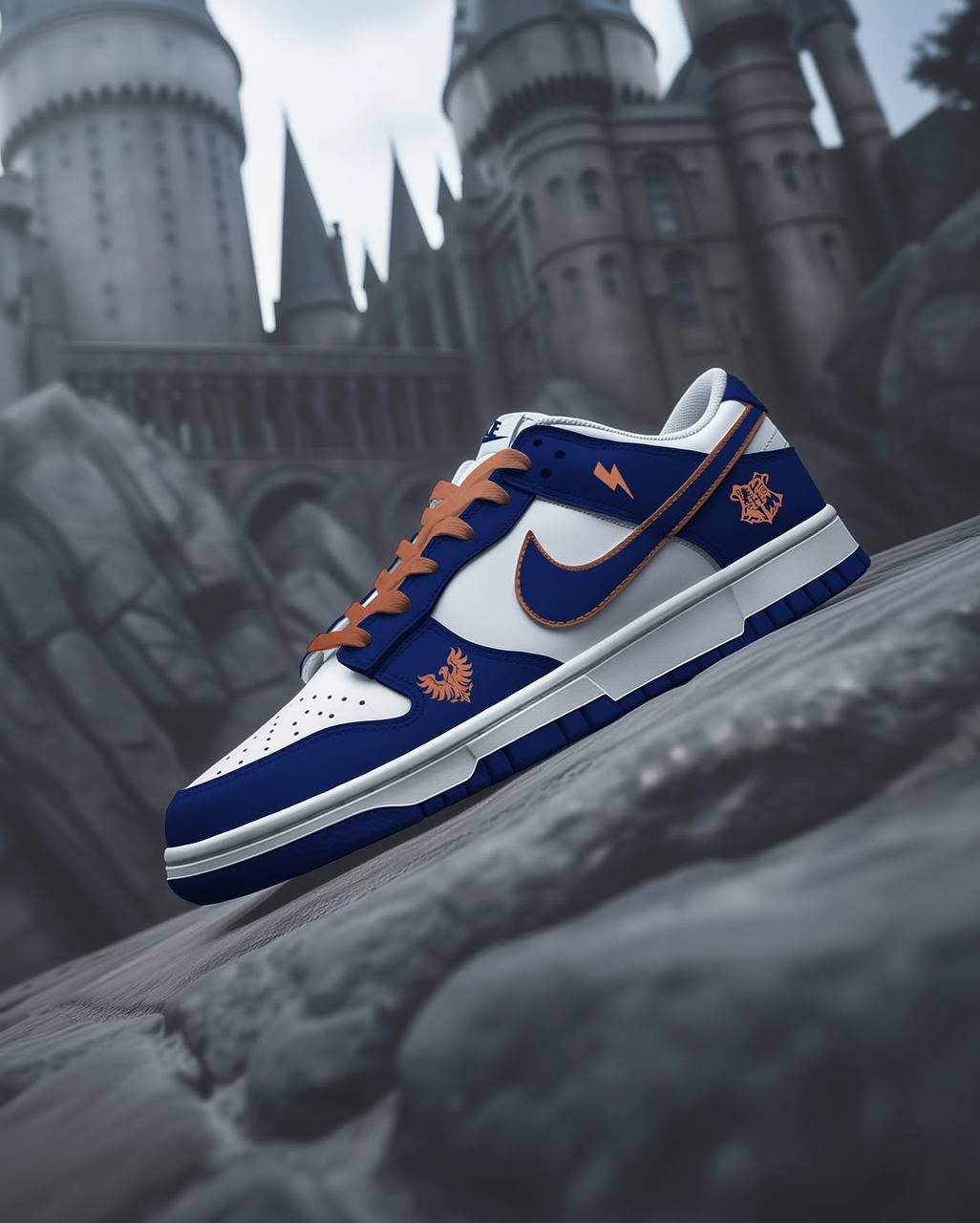 Ваау, мастер из Франции кастомит кроссовки Nike Dunk Low и Nike Air Force 1 в стиль факультетов Хогвартса: Гриффиндор, Слизерин, Пуффендуй, Когтевран | Сетка — социальная сеть от hh.ru